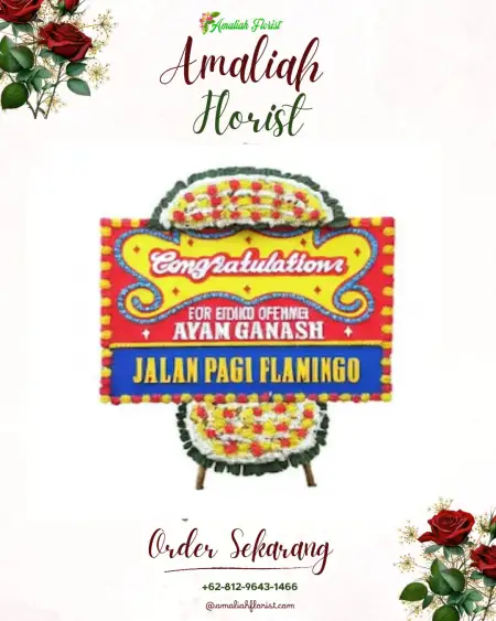 Sewa Papan Bunga Karame